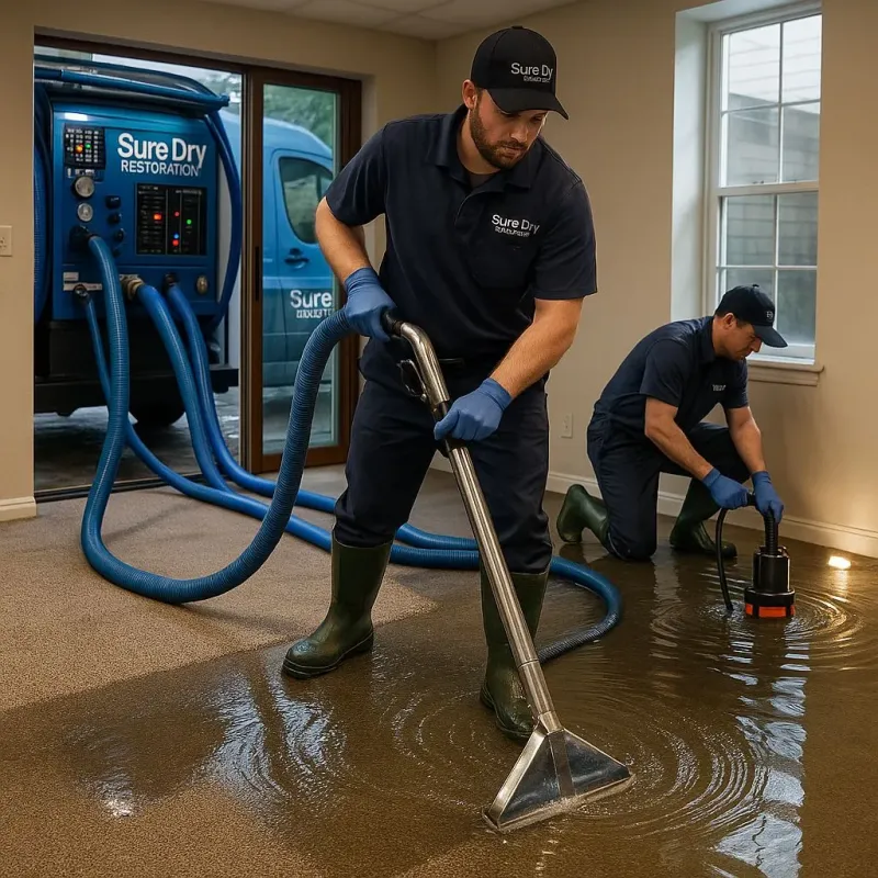 Water Extraction and Removal process in Millers Falls, MA